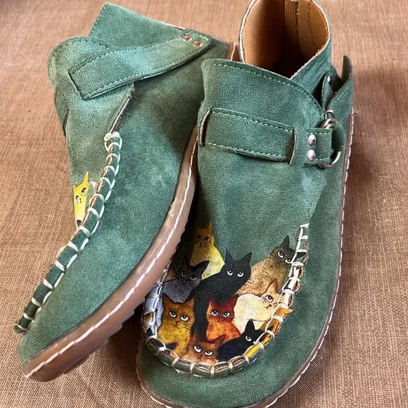 Green Cat Design womens Shoes - Picture 3 of 4